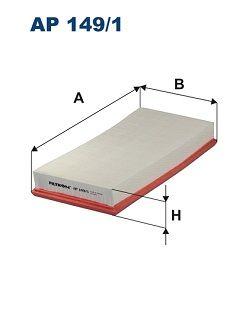 Filtron AP149-1 Air Filter VW Golf IV/Bora/A3/Leon/Toledo II/Octavia/New Beetle 1.6-2.0 97-11 — Air & Cabin Filters