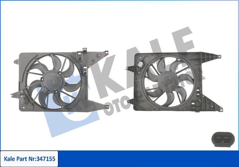 KALE Fan Motor & Duct for 06 Logan-Duster AC - 250W 12V — Motors, Pumps & Antennas
