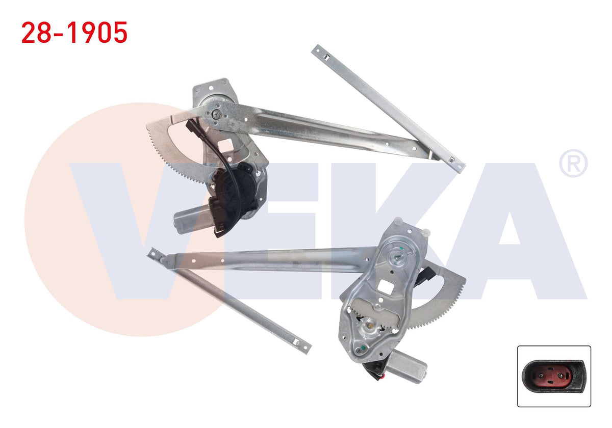 Veka 28-1905 Window Regulator Electric with Motor Right Front Ford Transit (V184) 2000-2006 /Trans — Motors, Pumps & Antennas