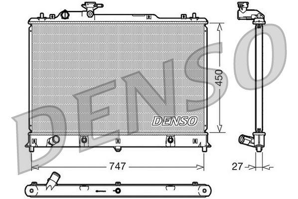 Denso DRM44025 Su Radiator Mazda Cx-7 09-13 — Radiators & Fans