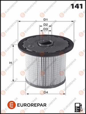 Eurorepar 1643627080 Erp Diesel Filter Porsche Cayenne 3.0, VW Touareg 3.0/4.2 TDI 10> — Fuel Delivery