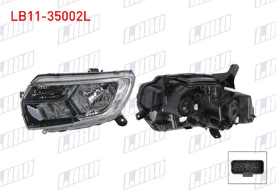 LABO LB11-35002L Headlight Left LED Renault Symbol Joy 2015 — Headlights