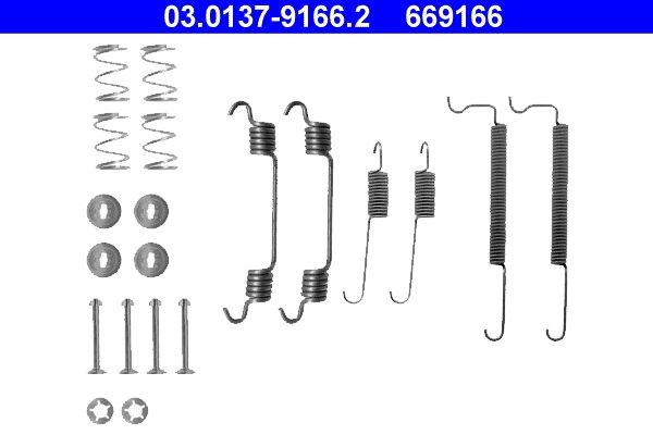ATE 03.0137-9166.2 Brake Drum Brake Pad Spring Set Opel Astra F /Corsa B /C — Brake Pads