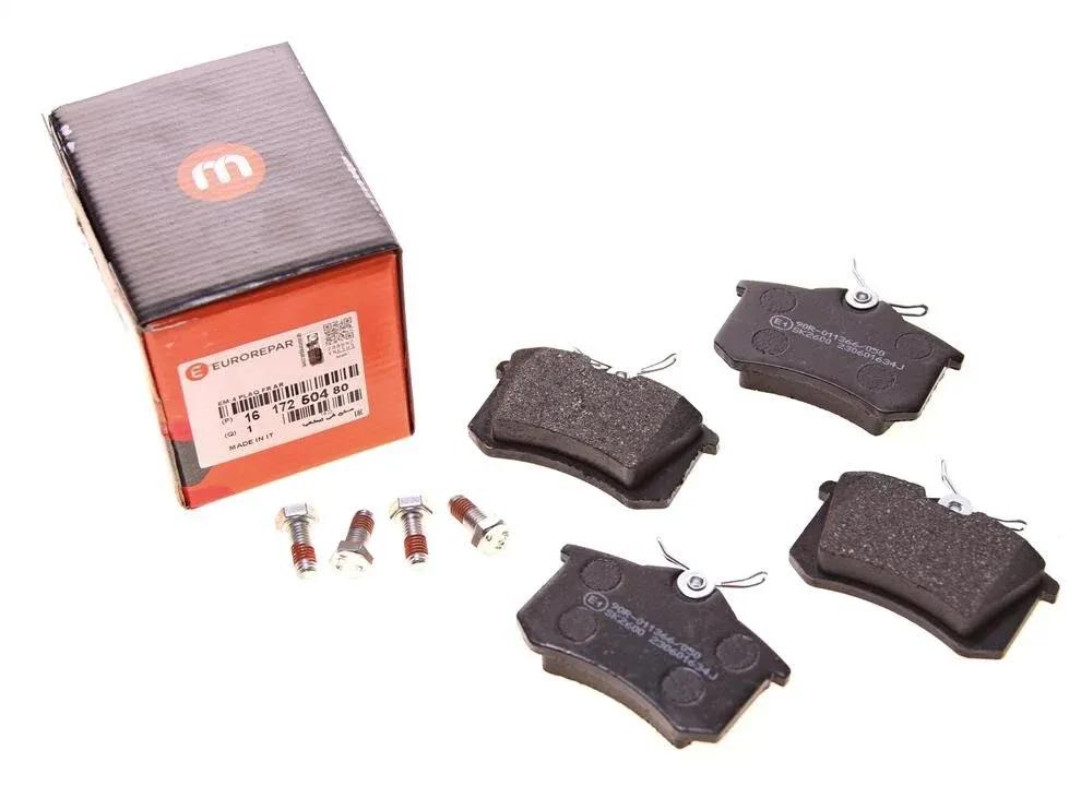 EUROREPAR Brake Pads - Rear for Passat, Peugeot 307, Renault Megane