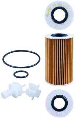 Mahle OX554D2 Oil Filter Toyota Land Cruiser 200 4.5 D4-D
