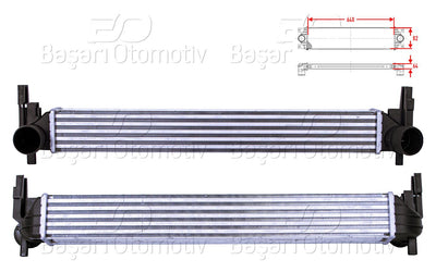 Wisco 1114138-00 Turbo Radiator (Intercooler) 640X82x64 VW Polo Ibiza Fabia 1.2 1.6Tdi 10 > — Radiators & Fans