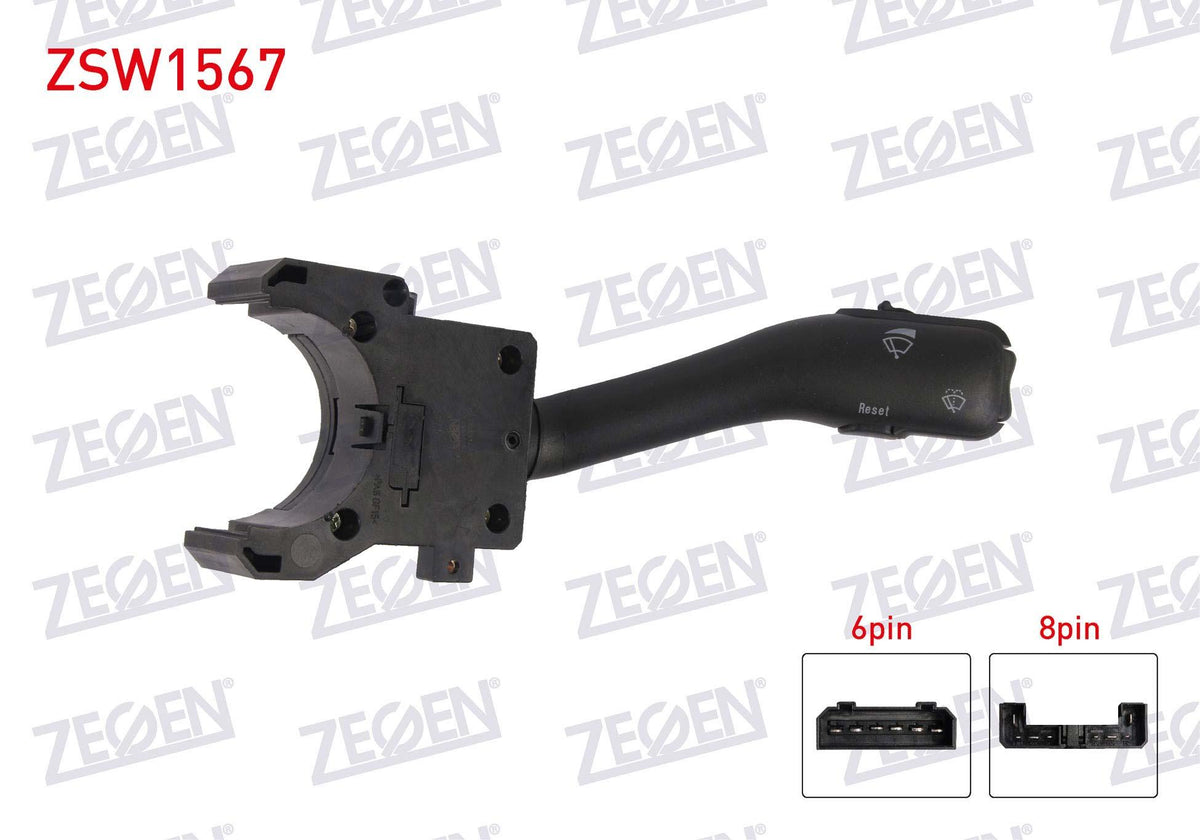 Zegen ZSW1567 Wiper Kumanda Arm 14 Pin VW Bora 1998-2005 / Audi A2 2000-2005 / A6 1994-1997 / Tt 1998-2006 / Seat To — Wipers