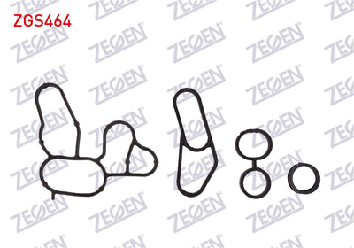Zegen ZGS464 Oil Cooler Gasket Set Linea / Doblo / Fiorino / Albea 1.3 Mtj Euro 5 — Oil System