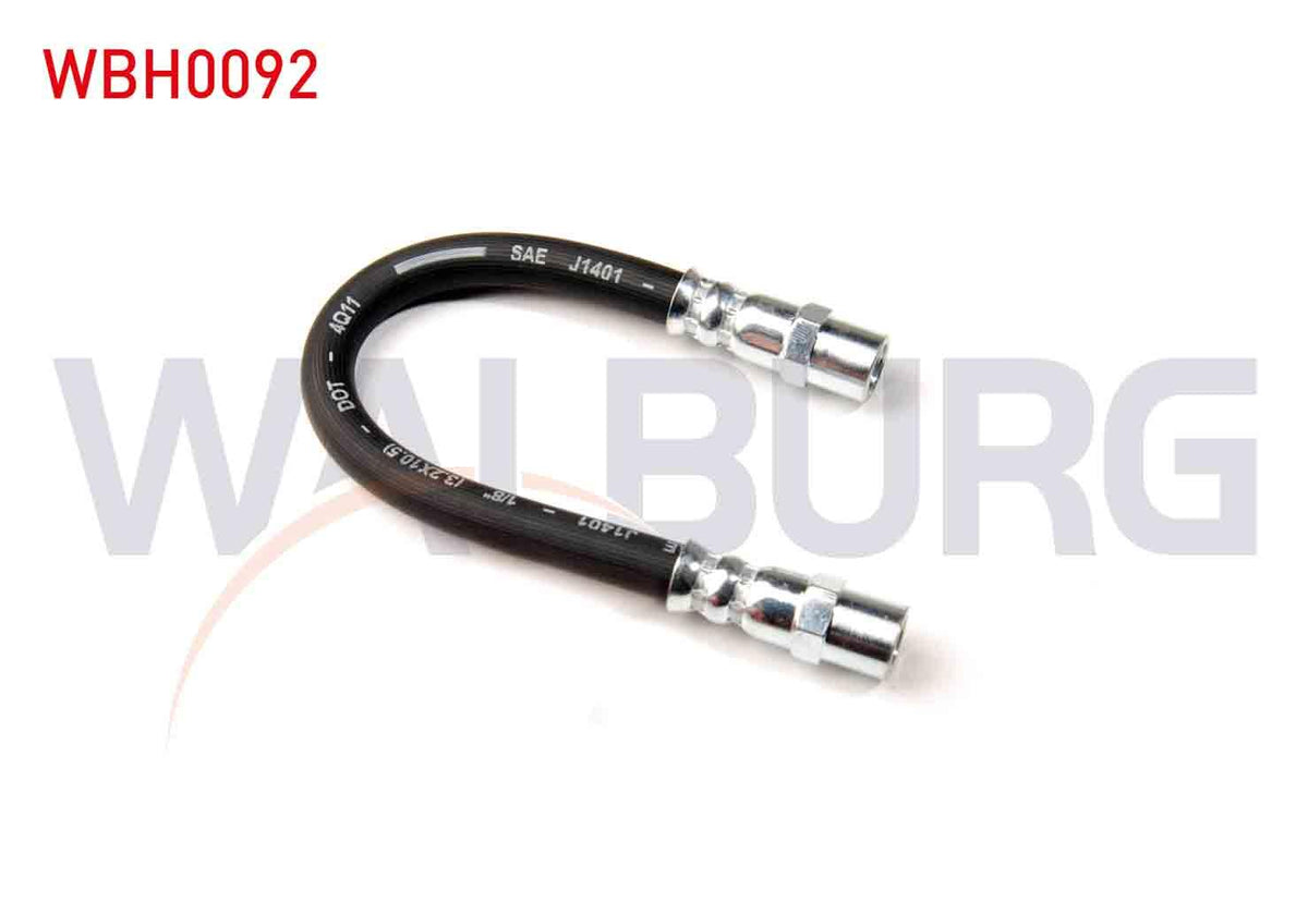 WALBURG WBH0092 Brake Hose Rear Left-Right 200mm BMW 3 Series (E30) 1982-1992 / BMW 3 Series (E36) 1990-19 — Brake Hydraulics