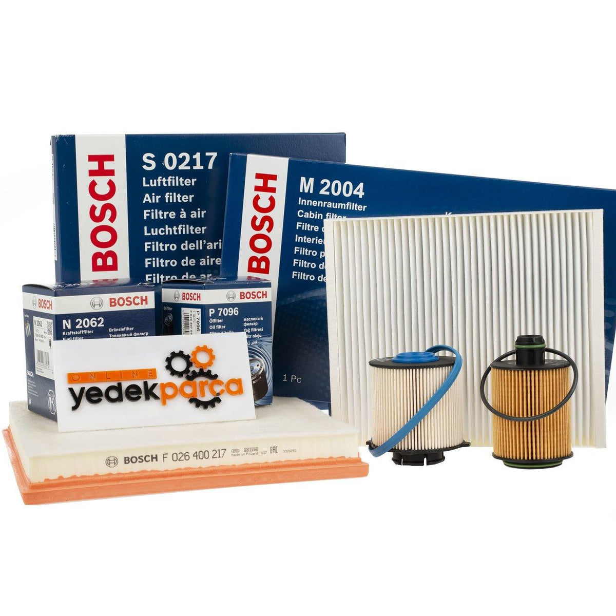 Bosch Opel Astra J Diesel Maintenance Set - Premium Filters for 2010+ Models — Fuel Delivery