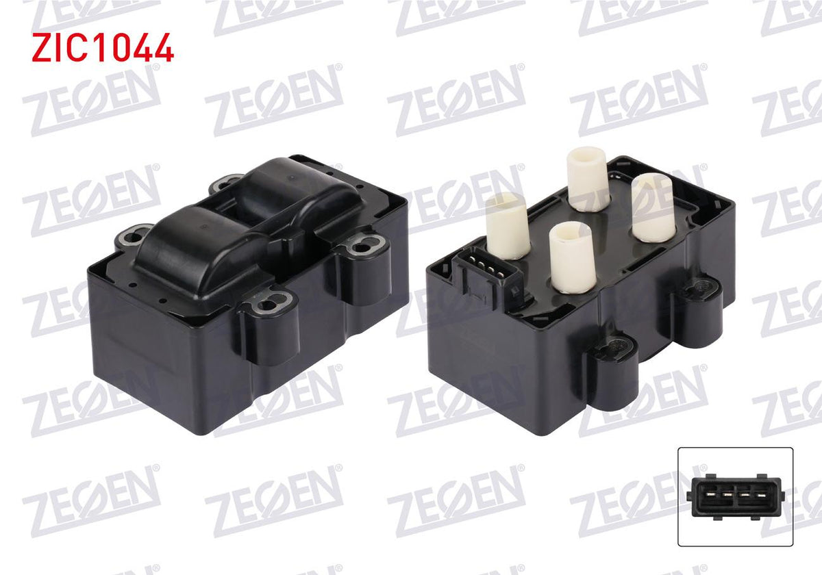 Zegen ZIC1044 Ignition Coil Renault Clio II (Bb0 / 1 / 2,Cb0 / 1 / 2) 1.2i (D7f) 1998-2005 / Clio I (B / C57 — Coils & Plugs
