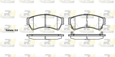 ROADHOUSE 21196.02 Brake Pad 6 Gh 08 07-Xx — Brake Pads