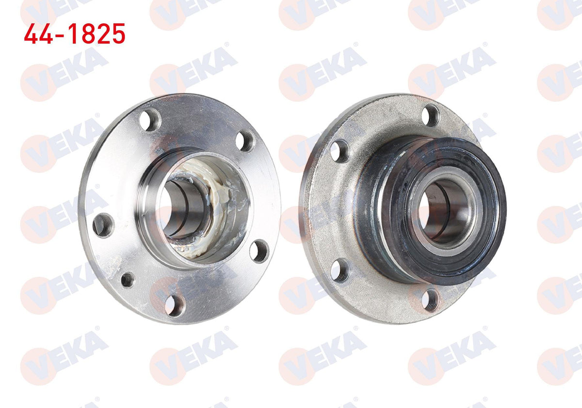 Veka 44-1825 Wheel Hub Left-Right Rear with Bearing Fiat Egea 1.3 Mjt 5 Lug ABS li 2015 — Hub Assemblies