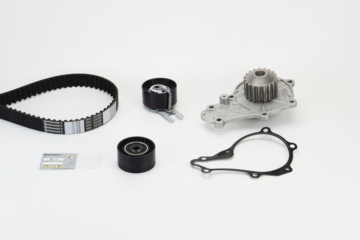 CONTINENTAL CTAM CT1092WP1 Timing Belt Set + Water Pump (Ford: Focus 1.6 TDCi 03-Fiesta 1.6 TDCi 01 — Water Pump & Thermostat