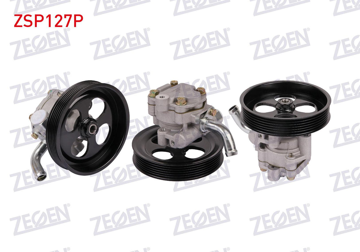 Zegen ZSP127P Power Steering Pump 90 Bar with Pulley 6Pk Mitsubishi L200 (Kbt,Kat) 2.5 DiD 2005 — Steering Rack & Pump