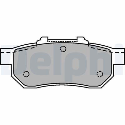 Delphi LP1456 Brake Pads for Honda Accord III