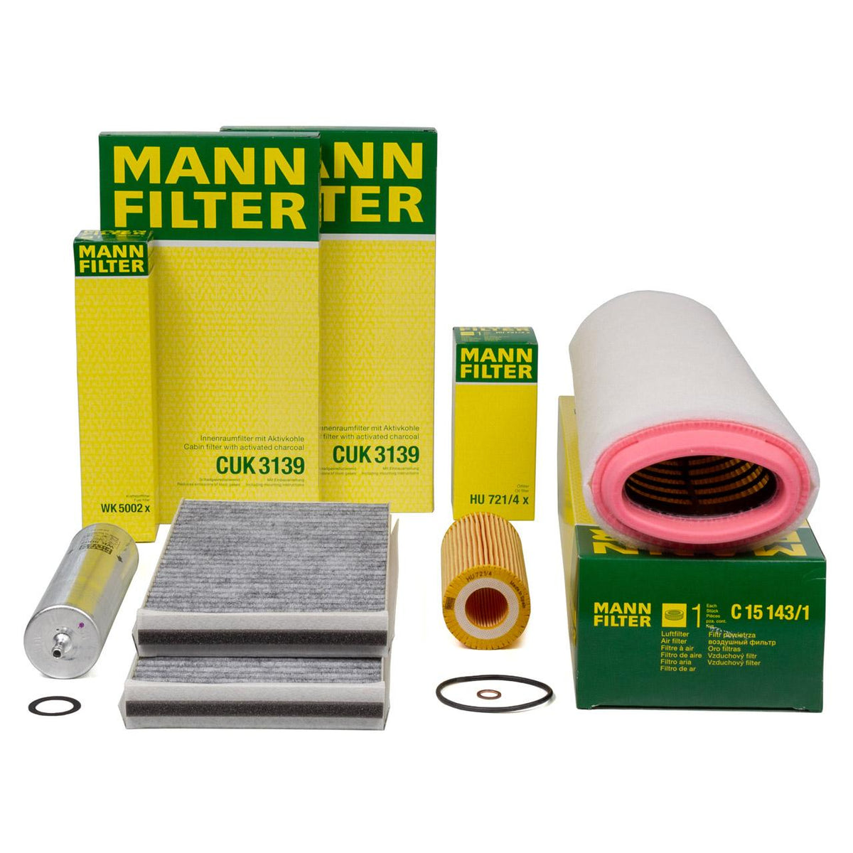 Mann Bmw E60 Body 520d 2002-2007 Scheduled Service Filter Set — Maintenance & Service Kits