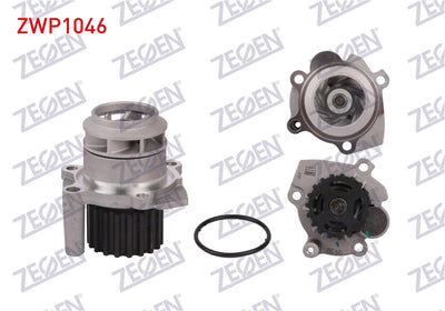 Zegen ZWP1046 Water Pump Caddy III 1.9 TDI 2004-2015 / Arosa 1.4 TDI 1997-2004 / Leon 1.9 TDI 2005 — Water Pump & Thermostat
