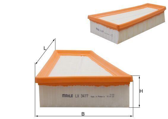 Mahle LX3477 Air Filter Mercedes M270 W117/W156/W176/W246/X156/X117 12-19 — Air & Cabin Filters