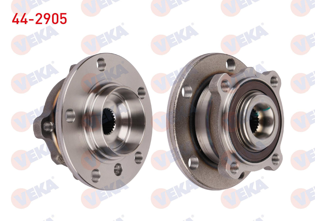 Veka 44-2905 Wheel Hub Left-Right Front with Bearing Mini Countryman (R60) 1.6 5 Lug ABS with Ring 2010-2014 — Hub Assemblies