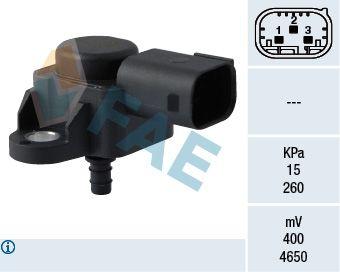 FAE 15074 Intake Manifold Pressure Sensor W203 03-07 W204 07-14 C209 03-09 W212 11-15 W221 05-13 Sprinter 96-16