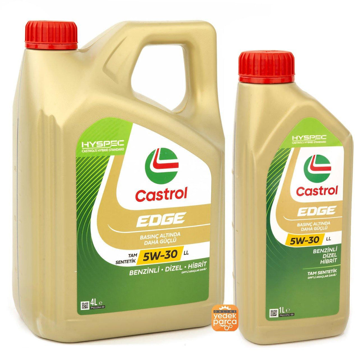 Castrol EDGE 5W-30 LL Motor Oil - Enhance Performance — Fluids & Chemicals