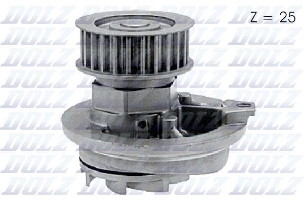 DOLZ O137 Water Pump Opel Vectra A 1.8-2.0 89-95, Astra F, Frontera A — Water Pump & Thermostat