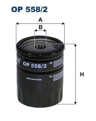 Filtron OP558-2 Oil Filter Subaru Forester/Legacy/Outback/Impreza/XV 2.0 D 08-18 — Oil Filters