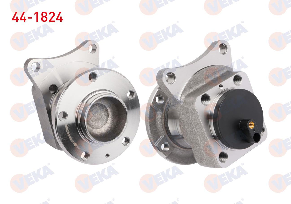 Veka 44-1824 Wheel Hub Left-Right Rear with Bearing Fiat Scudo (270) 1.6 Mjt 5 Lug ABS li Magnetic ABS with — Hub Assemblies