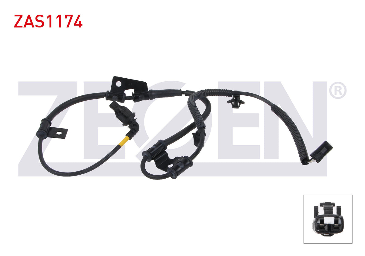 Zegen ZAS1174 ABS Sensor Front Right Kia Sportage II 2004-2010 — Brake Sensors & ABS