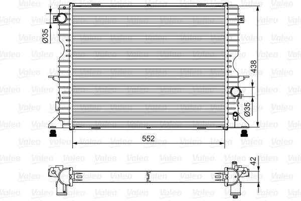 Valeo 701545 Radiator Land Rover Defender 2.2 / 2.4 — Radiators & Fans