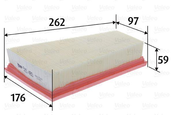 Valeo 585480 Air Filter (Mercedes M270 W117-176-246) — Air & Cabin Filters