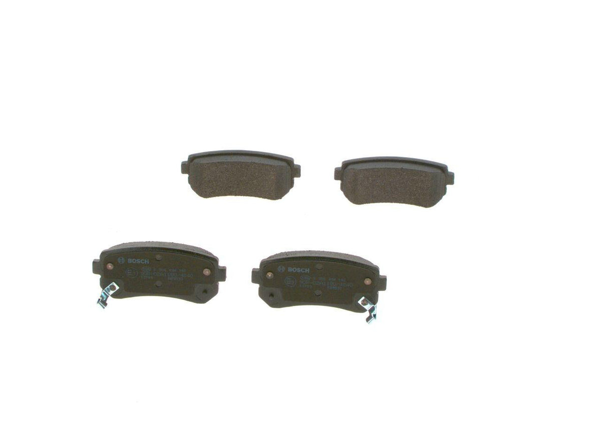 Bosch 0986494140 Brake Pad Rear Accent III, i20 I, i30, Ceed, Picanto, Rio II, Sportage