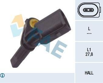 FAE 78064 ABS Sensor - Front Right for Golf, Passat & T5 — Brake Sensors & ABS