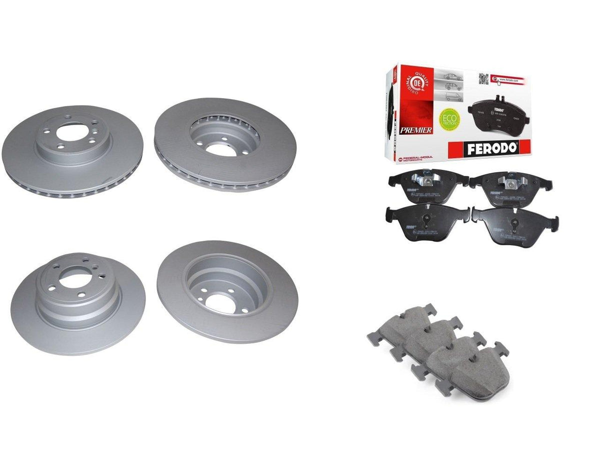 Ferodo BMW X5 3.0d Brake Disc and Pad Set - Complete Kit — Brake Pads