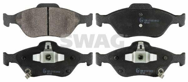 SWAG Front Brake Pads - ECE R90 Approved for Toyota Yaris (2006-2011 Hybrid)