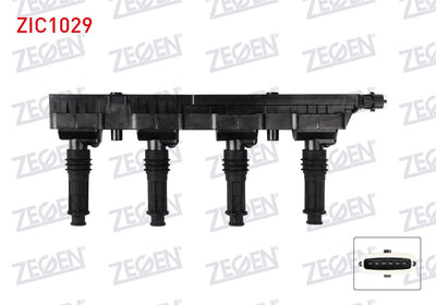 Zegen ZIC1029 Ignition Coil Opel Corsa C 1.4 2000-2006 / Corsa D 1.2 2006-2014 / Corsa D 1.4 2006-2014 / Astr — Coils & Plugs