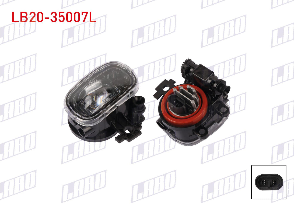 LABO LB20-35007L Fog Lamp Left Renault Clio V 2021 — Tail, Signal & Reflectors