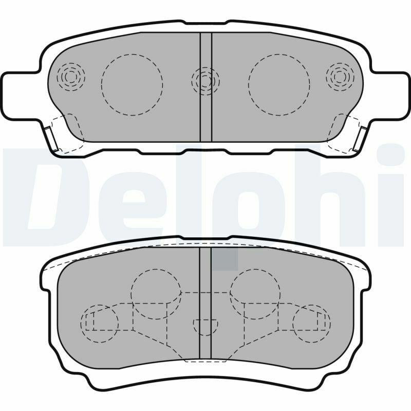 Delphi LP1852 Brake Pads - High Performance for Lancer VII and VIII Owners