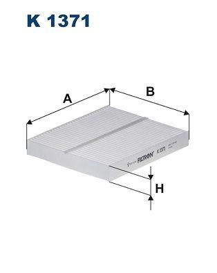 Filtron K1371 Cabin Air Filter Grand Voyager IV/V Infiniti Q50 Voyager Patrol Routan — Air & Cabin Filters