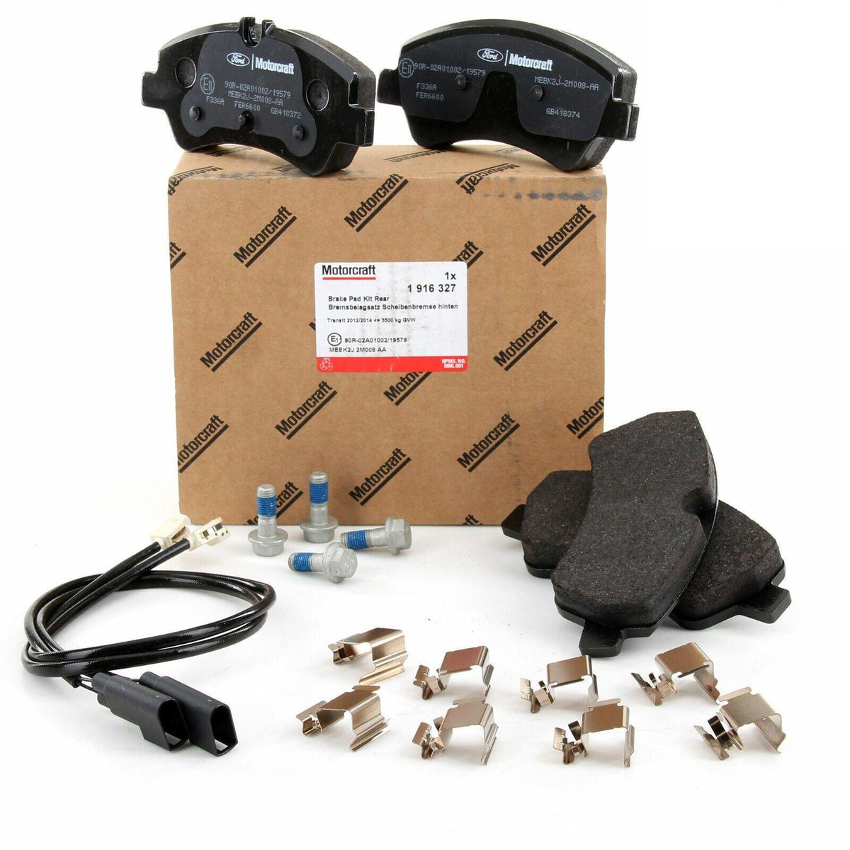 Ford Transit 2.0 Ecoblue 2018 Model Genuine Rear Brake Pad Set — Brake Pads