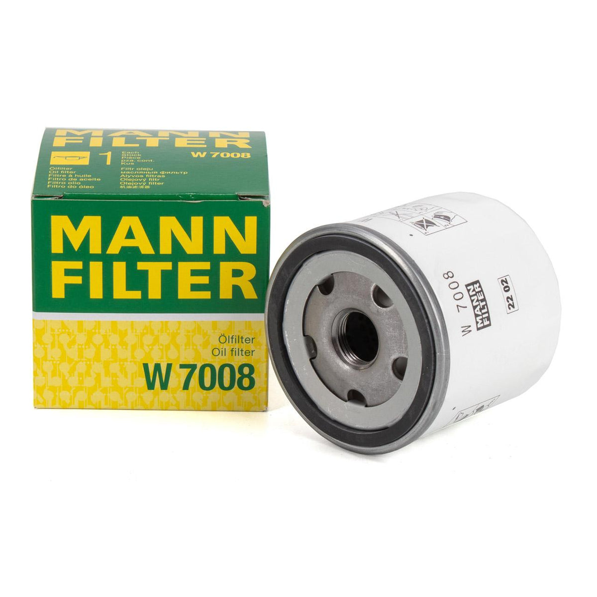 Mann W7008 Oil Filter Focus-Mondeo-Fiesta 1,25- 1,4-1.6 Gasoline Oil Filter