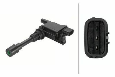 Hella 5DA358057-011 Ignition Coil Replacement Part Compatible with Mazda 323 1998-2004 — Coils & Plugs