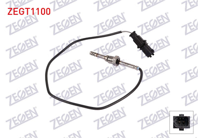Zegen ZEGT1100 Exhaust Temperature Sensor (Egt) Fiat Doblo 1.3 JTD 16V Multijet 2006-/ Doblo 1.9 JTD Multijet 2006
