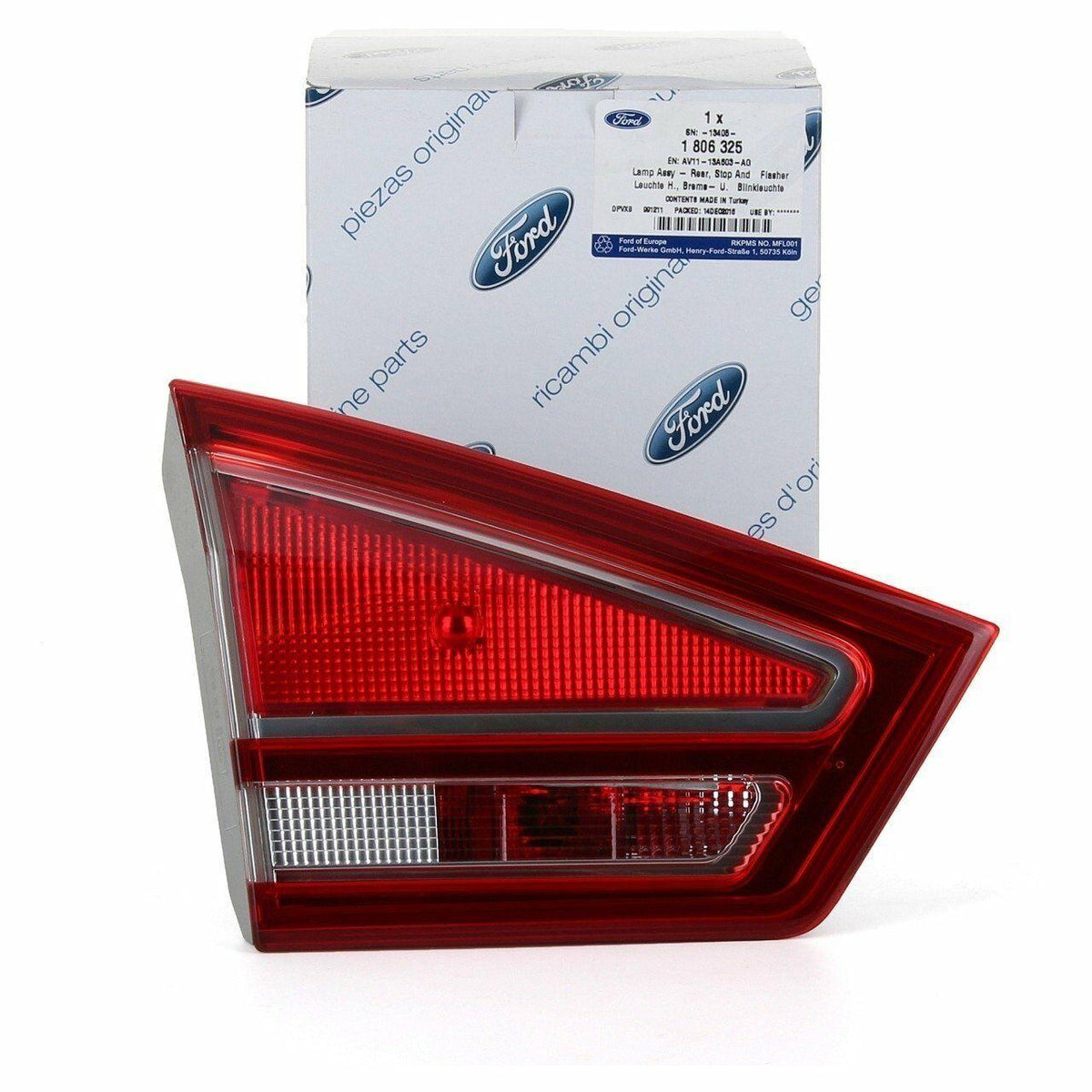 Ford B-Max Left Inner Stop Light - Fits 2012-2016 Models — Tail, Signal & Reflectors
