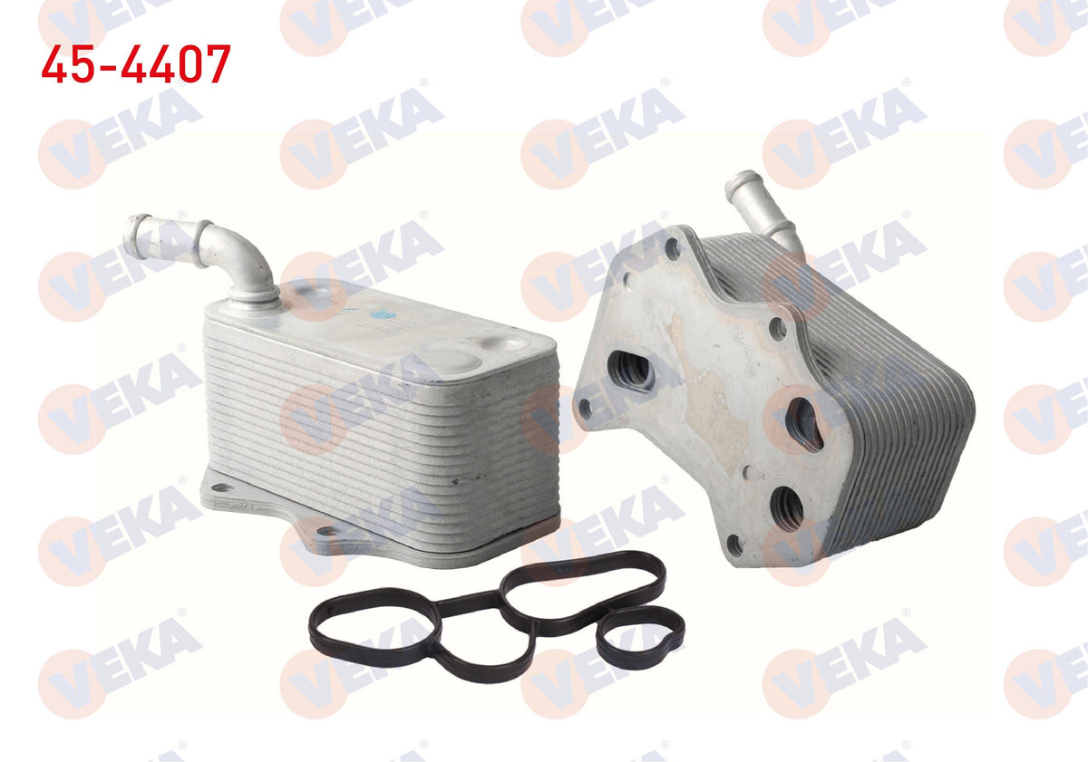 Veka 45-4407 Oil Cooler Single Volkswagen Passat 2.0 FSI 2005-2008 — Oil System