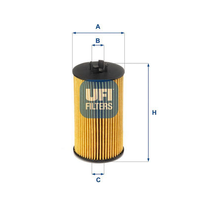 Ufi 25.064.00 Oil Filter Astra.G.H.J.K-Corsa.D-Insignia *A14xer-A16let-B16dth* — Oil Filters