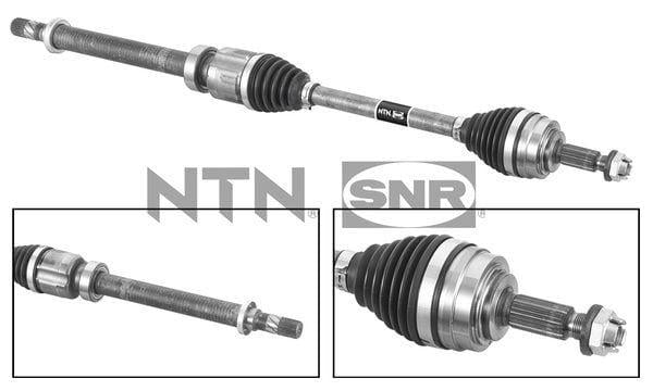 SNR DK55240 Axle Right for 19-Clio 1.0Tce - 924mm Length — Axles, CV Joints & Boots