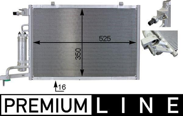 Mahle AC7000P A/C Condenser Fiesta / B-Max Bm 13