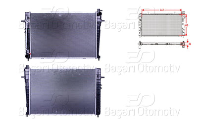 Wisco 3113213-00 Water Radiator Brazing At 462X640x26 Hyundai Tuscon. Sportage 2.0Crdi 04 > — Radiators & Fans